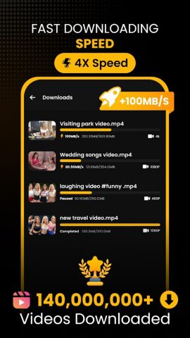 Download Hub, Video Downloader для Android — скриншот 2