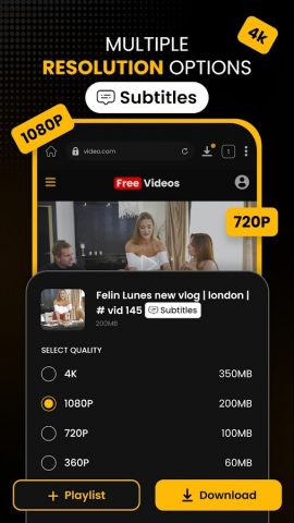 Download Hub, Video Downloader для Android — скриншот 3