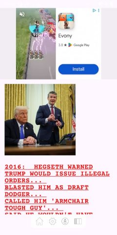 Drudge Report (Official App) для Android — скриншот 2