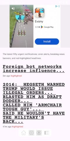Drudge Report (Official App) для Android — скриншот 3