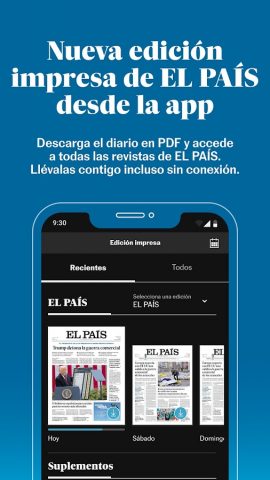 EL PAÍS для Android — скриншот 5