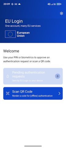 EU Login для Android — скриншот 3