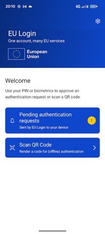 EU Login для Android — скриншот 4
