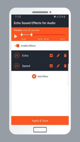 Echo Sound Effects for Audio для Android — скриншот 1