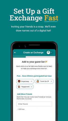Elfster: The Secret Santa App для Android — скриншот 4