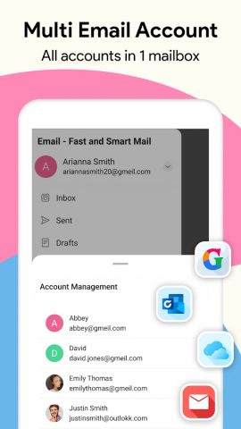 Email — Fast and Smart Mail для Android — скриншот 1