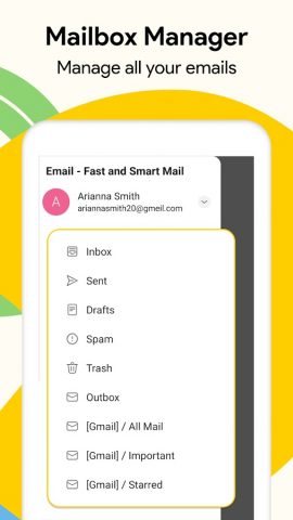Email — Fast and Smart Mail для Android — скриншот 2