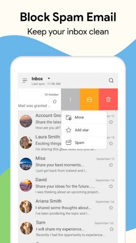 Email — Fast and Smart Mail для Android — скриншот 3