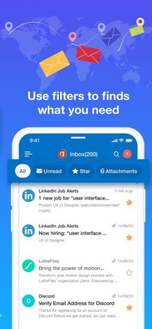 Email for Hotmail & Outlook для iOS — скриншот 3