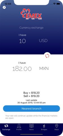 Emex для iOS — скриншот 1