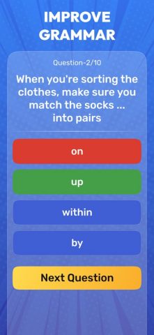 English Quiz test your level для iOS — скриншот 2