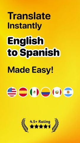 English — Spanish Translator для Android — скриншот 1
