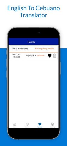 English To Cebuano Translation для iOS — скриншот 4