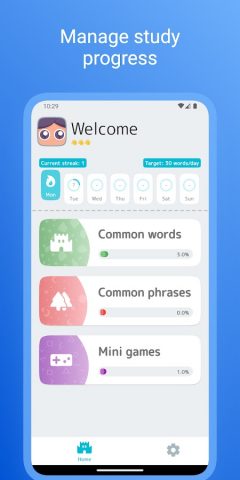 English Vocabulary: 1000 Words для Android — скриншот 1