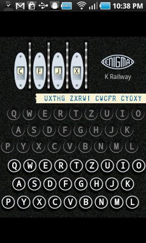 Enigma Simulator для Android — скриншот 1