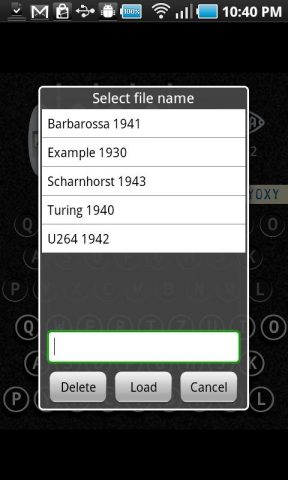 Enigma Simulator для Android — скриншот 3