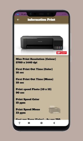Epson L3100 L Series Guide для Android — скриншот 5