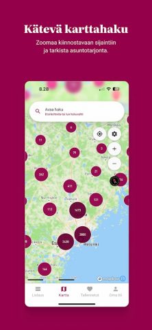 Etuovi.com для Android — скриншот 3