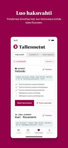 Etuovi.com для Android — скриншот 5