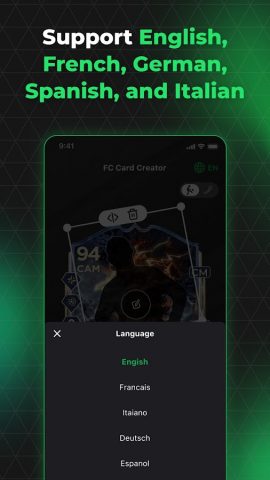 FUT 26 Card Creator для Android — скриншот 2
