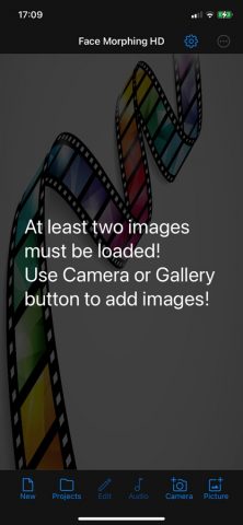 Face Video Morph Animator для iOS — скриншот 1