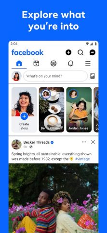 Facebook для Android — скриншот 4