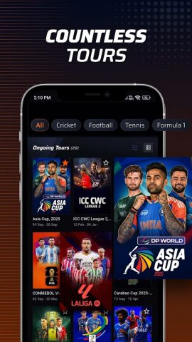 FanCode — Watch Live Sports для Android — скриншот 3