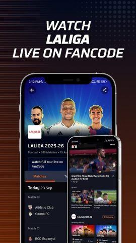 FanCode — Watch Live Sports для Android — скриншот 4