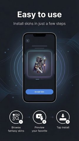 Fantasy Hero Skins Pack для Android — скриншот 2