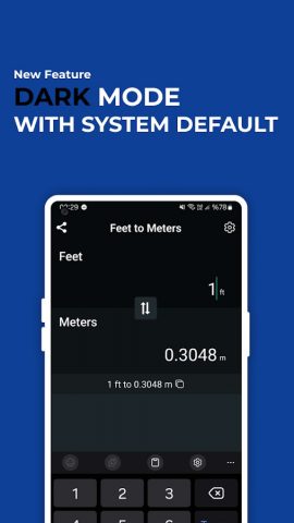 Feet to Meters Converter для Android — скриншот 4