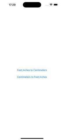 Feet,Inches and Centimeters для iOS — скриншот 1