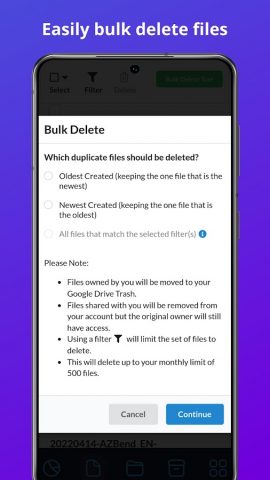 Filerev for Google Drive™ для Android — скриншот 3