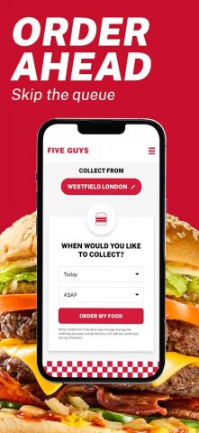 Five Guys для Android — скриншот 1