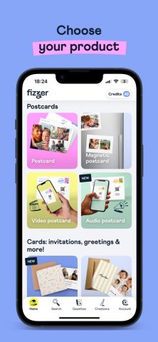 Fizzer — Personalized Cards для iOS — скриншот 2