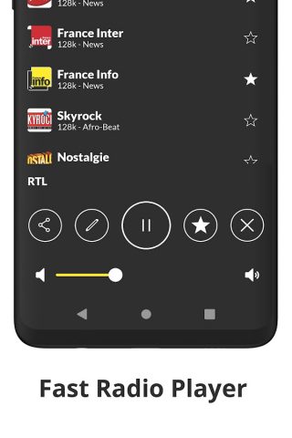 Французские FM-радио для Android — скриншот 3