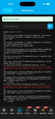 FreeMcServer для iOS — скриншот 5