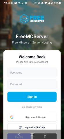 FreeMcServer.net для Android — скриншот 1