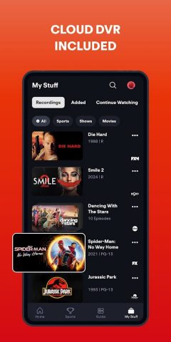 Fubo: Watch Live TV & Sports для Android — скриншот 5