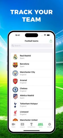 Футбол ТВ: Результаты Матчей для iOS — скриншот 4