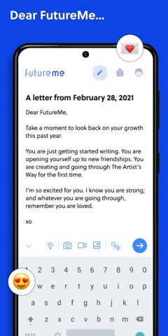 FutureMe для Android — скриншот 1
