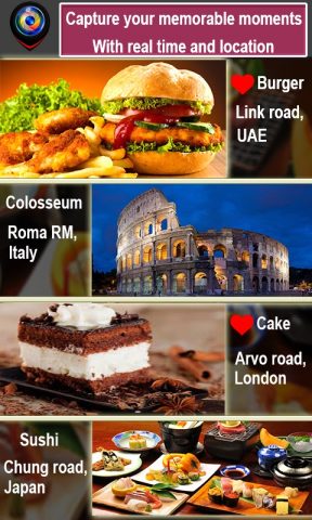 GPS Camera location: photo app для Android — скриншот 3