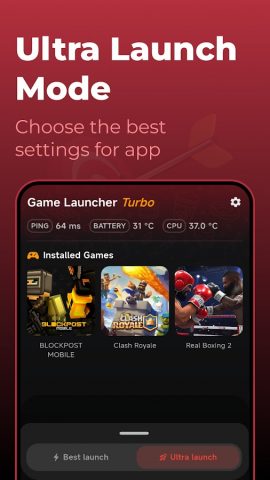 Game Booster: Turbo Launcher для Android — скриншот 4