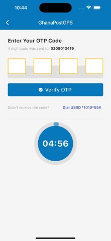 GhanaPostGPS для iOS — скриншот 3