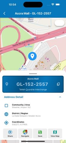 GhanaPostGPS для iOS — скриншот 5