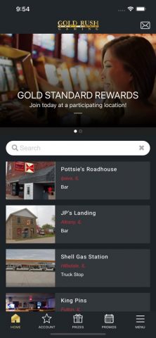 Gold Rush Gaming для iOS — скриншот 1