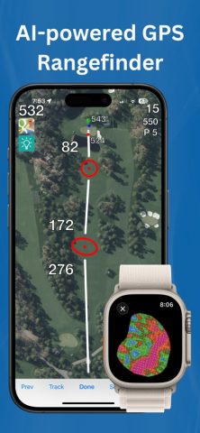 Golf GPS Range Finder: ForeFun для iOS — скриншот 1