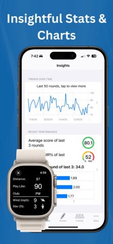 Golf GPS Range Finder: ForeFun для iOS — скриншот 2