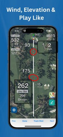 Golf GPS Range Finder: ForeFun для iOS — скриншот 5