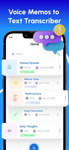 Голос в текст – транскрипция для iOS — скриншот 2