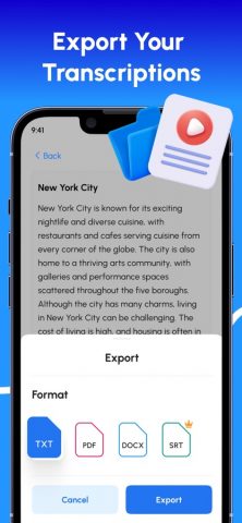 Голос в текст – транскрипция для iOS — скриншот 4